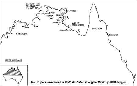 Map of Northern Australia - click to enlarge
